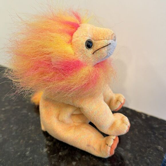 TY Beanie Baby - BUSHY the Lion (7 inch) WITH ALL TAGS 2000 - Picture 5 of 11